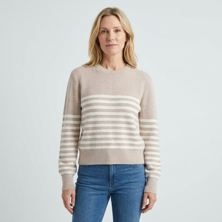 Striped Crew Neck Sweater