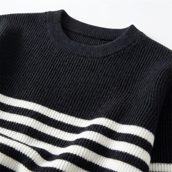 Striped Crew Neck Sweater