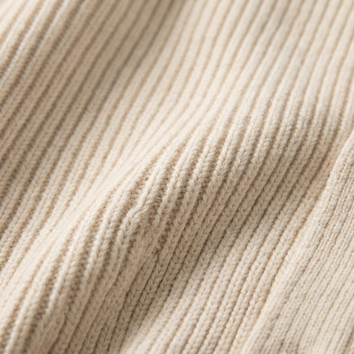 Collared Ribbed Cardigan